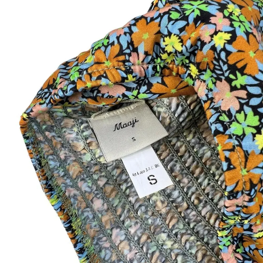 New Women’s Maaji Blossom Briella Cover-Up Crop Top Size S